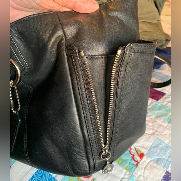 Coach Gallery tote black leather - Picture 6 of 11